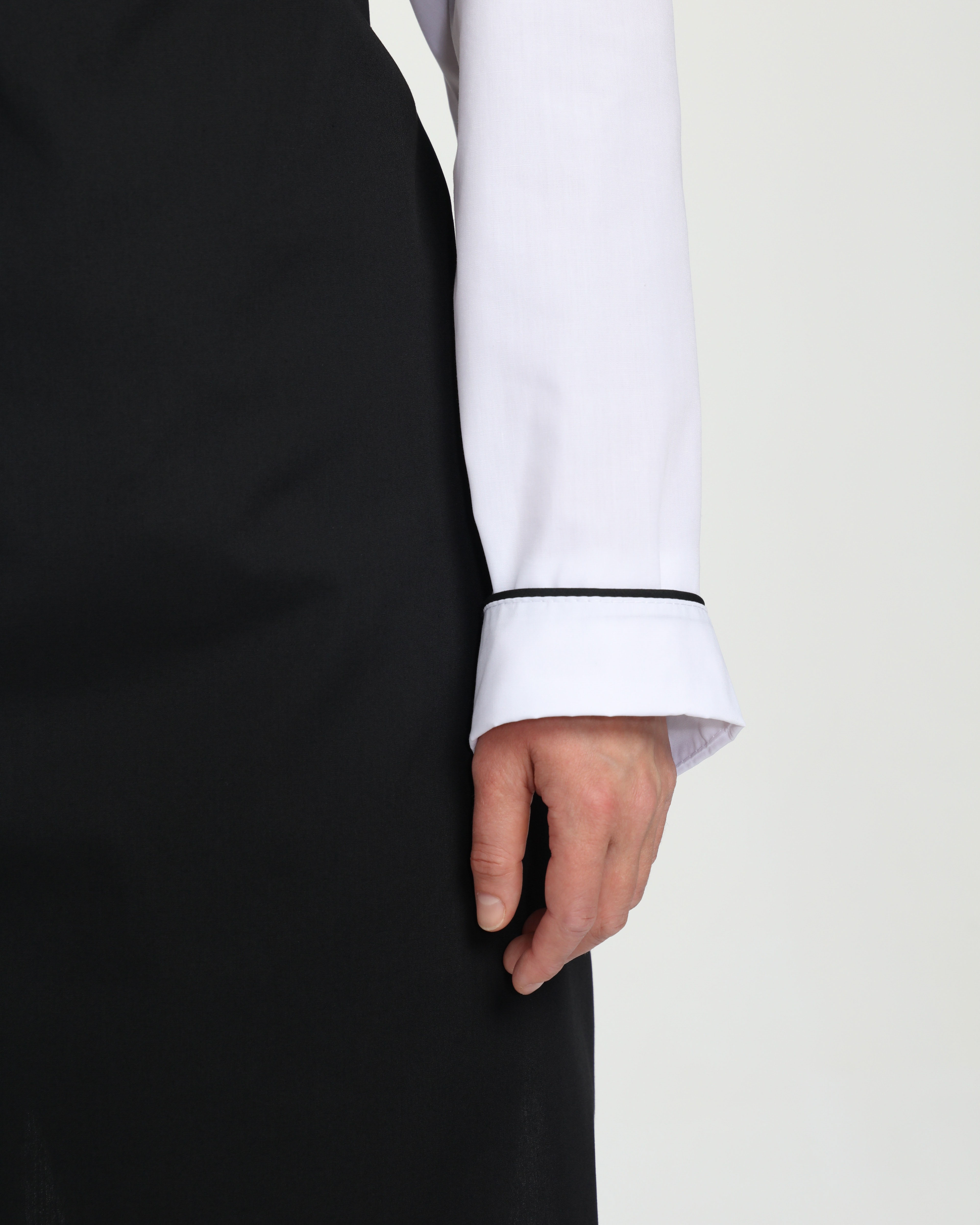 Костюм женский повара Гурман (тк.ТиСи), белый/черный