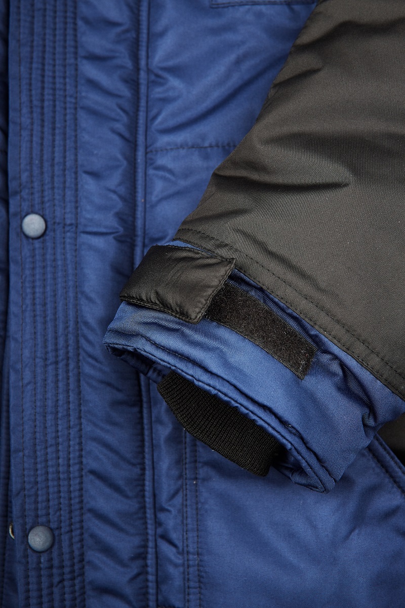 Костюм зимний Беркут (тк.Таслан) п/к, т.синий/черный