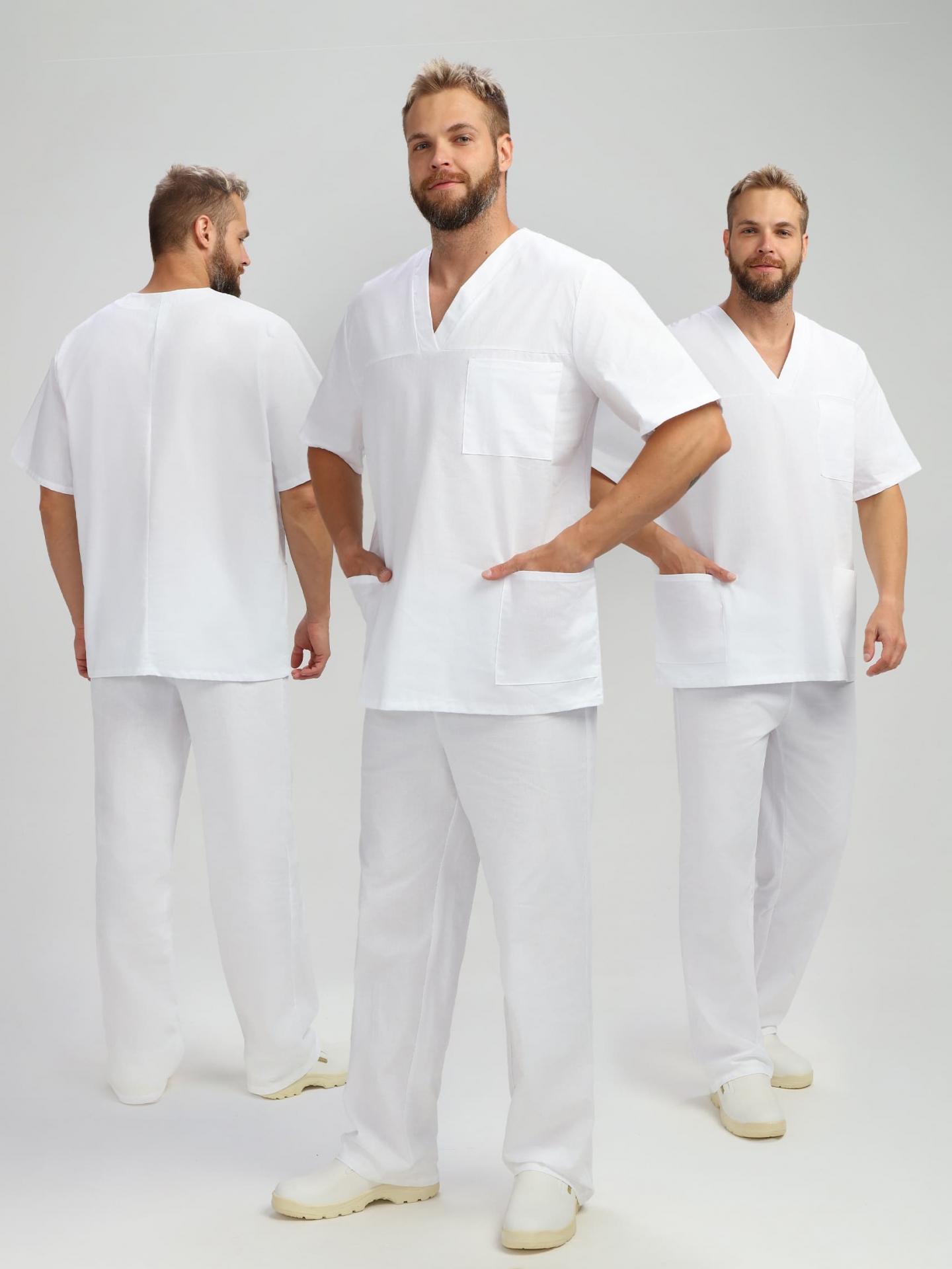 Костюм хирурга (тк.Бязь,145), белый