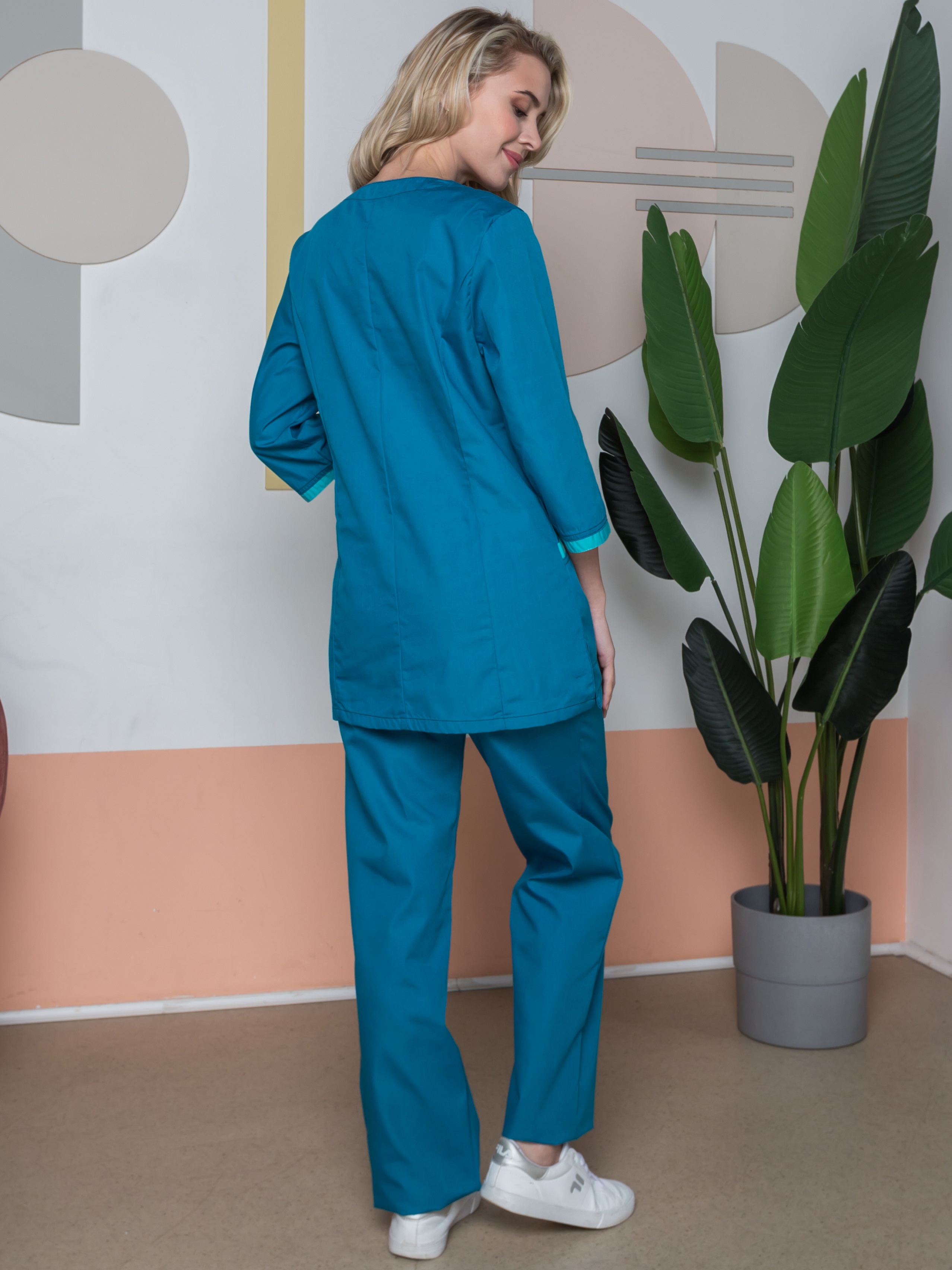 Костюм женский Вояж (тк.ТиСи), морская волна