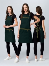 Фартук с грудкой универсальный Прага (тк.Форвард,210), хаки (023)