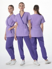 Костюм женский Симпл-001 (тк.Смесовая,120) MedLine, фиолетовый/сирень