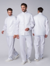 Жилет утепленный ХАССП (тк.Дюспо), белый